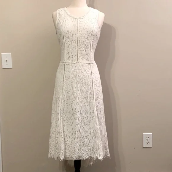dress with lace collar and cuffs Hannah Sophia England main image 1